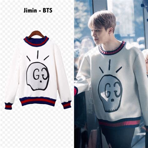 gucci skull sweater jimin|Gucci bts accessories.